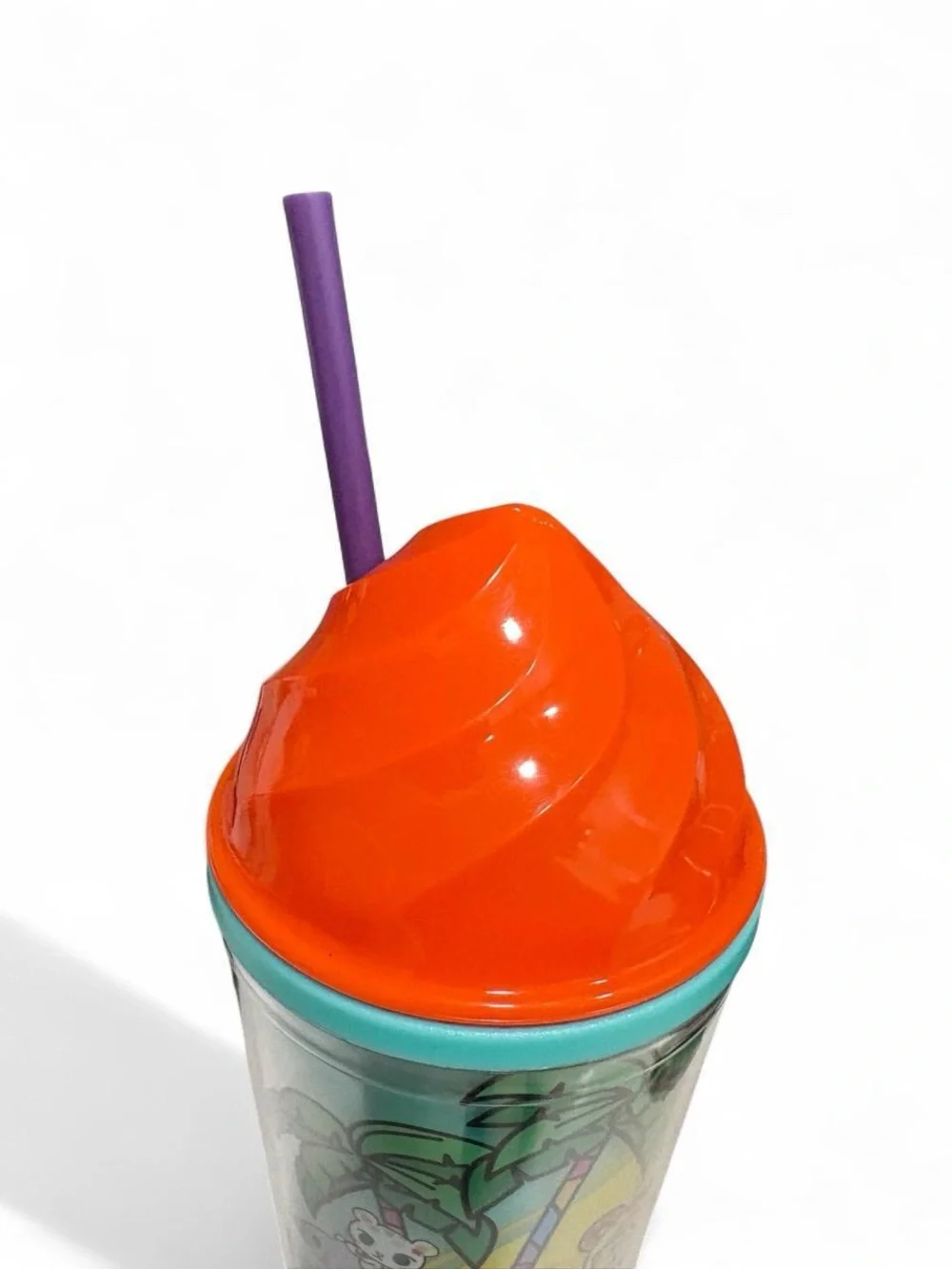 Tokidoki x Coffee Bean & Tea Leaf Tropical Summer Plastic Tumbler Straw